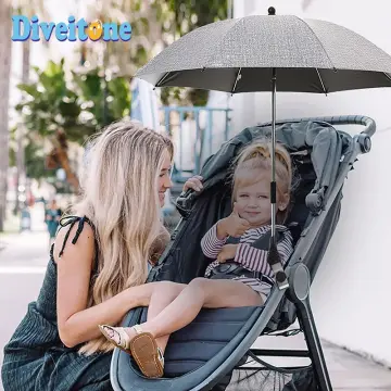 Stroller visor outlet