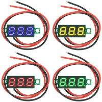 【YF】☈❁✎  0.28 Inch 2.5V-40V Digital Voltmeter Voltage Tester Red/Blue/yellow/green Parts Accessories