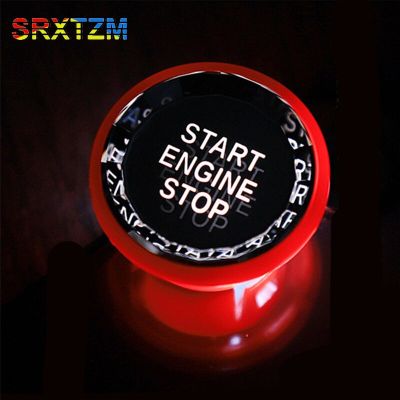 Car Crystal Style Start Stop Engine Button Replace Cover Switch Key For Jaguar XE XF F-Pace Fpace XFL XEL Accessories