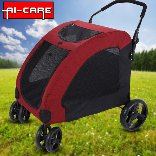 (Ready Stock) Pet Stroller for Extra Large Dog Upgraded Wheels Outdoor