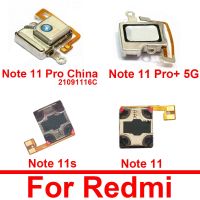 หูฟังตัวต่อลำโพงด้านบน Redmi Note สายเคเบิลสำหรับ Xiaomi 11 Pro + 5G Note 11 Pro 21091116C Note 11S โมดูลรับสัญญาณหูฟัง