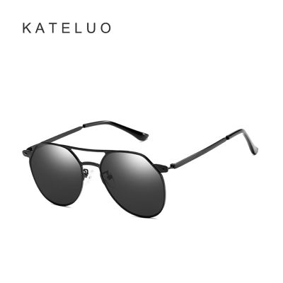 KATELUO คางคกแว่นกันแดดทันสมัยวินเทจสีสันสำหรับทั้งหญิงและชายโลหะ CJ7744แว่นกันแดดบุคลิกยุโรปและอเมริกา
