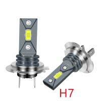 2PCS H7 LED ไฟหน้ารถจักรยานยนต์ H4 ไฟตัดหมอก H1 H3 หลอดไฟรถยนต์ H8 H9 H11 H4 20000Lm 6000K ไฟสว่าง 12v 24V Aileo Canbus