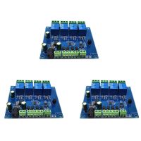 3X Modbus RTU 4 Way Relay Module 7-24V Relay Module Switch RS485/TTL Input and Output with Anti Reverse Protection