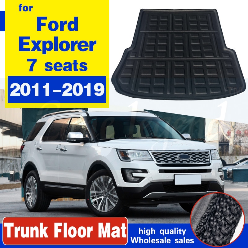 Car Rear Trunk Cargo Floor Carpet Mat Liner TPO For Ford Explorer 2011-2019 US 