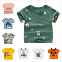 2-15 Years Boys Girls Shirts Tshirts Childrens Fashion Loose Print Girls T Shirts