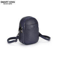 สมาร์ท King ของแท้หนังวัวสำหรับผู้หญิง2021ใหม่สายขนาดเล็ก Sohulder กระเป๋า Classic Crossbody โทรศัพท์