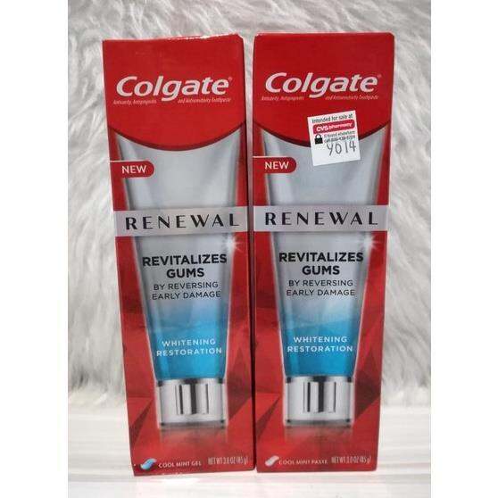 Colgate Renewal Gum Toothpaste Whitening Restoration 3 OZ (85g) Lazada PH