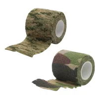 {Ready Stock}4.5mx5cm Outdoor Hunting Disguise Tape Self-Adhesive Elastic Camouflage