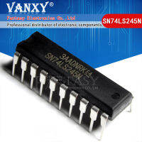 10PCS SN74LS245N DIP20 SN74LS245 DIP 74LS245N DIP-20 74LS245 HD74LS245P ใหม่และต้นฉบับ IC