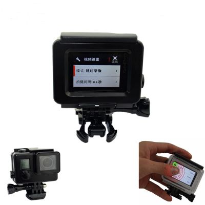 อุปกรณ์เสริมเคสด้านหลังติดตั้งเคสกันน้ำสำหรับฮีโร่4 3 + เมาท์ดำน้ำสำหรับ Gopro Hero 4กระเป๋ากล้องกันน้ำ
