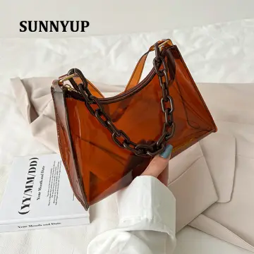 Sunny Beach Female Fashion Women Handbag Small Shoulder Bags Pvc Waterproof Jelly  Bags Summer Beach Bag Ladies Vacation Bags - Shoulder Bags - AliExpress