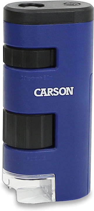  Carson MicroMini 20x LED Lighted Pocket Microscope