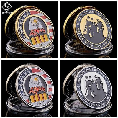 【CC】❣✕  Gold/Silver Plated Commemorative Coin Collectibles