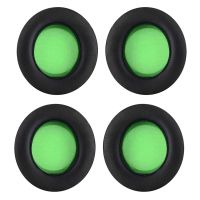 4 Pcs Replacement Memory Foam Ear Pads Cushion Cover for Pro V2 Oval Ear Headphone