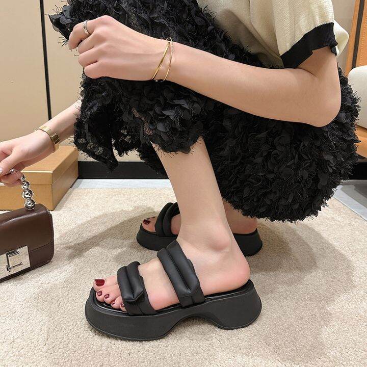 ขายดีที่สุด-ioztt2023-sense-slippers-women-39-s-summer-fashion-2022-new-platform-flip-flops-ins-trendy-pop-cool