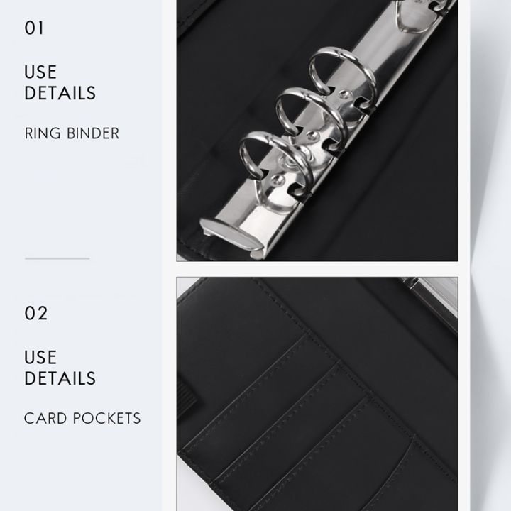 a6-pu-leather-notebook-magnetic-personal-planning-binder-with-12-binder-pockets-binder-zipper-folder-for-bill-planning