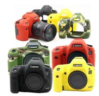 ☫ Silicone Skin DSLR Camera Bag Body Case for Canon EOS M50 60D 6D 80D 800D 750D 4000D 5DSR 5D Mark III IV 5D3 5D4 70D T100 T7i