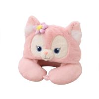 U-shaped Pillow Hoodie Travel Neck Pillow For Sleep Kawaii Anime LinaBell Hooded Pillows For Airplane Cartoon Pink Fox Gifts Travel pillows