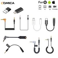 Comica 3.5mm TRRS to Lightning/Typec Apple Android Phone Audio for Microphone Adapter Cable Accessories Data Line XLR Cable Cables