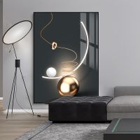 [Free ship] minimalist living room background wall mural light luxury hanging painting porch corridor aisle high-end decorative