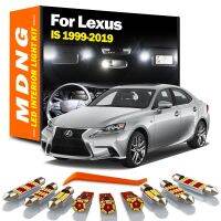 ทำความสะอาด MDNG Canbus หลอดไฟ LED ภายในไฟส่องแผนที่สำหรับ Lexus MK1 MK2 MK3 IS200 IS250 IS300 IS350 IS300h IS200t 1999-2019รถ Accessoriesหลอดไฟ LED และ HIDs