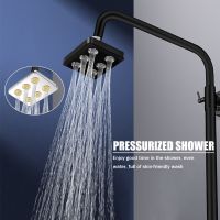 Water Flow Rainfall Shower Head Water Saving Rainfall Shower Head Shower System Replacement Parts Bathroom Accessories Showerheads
