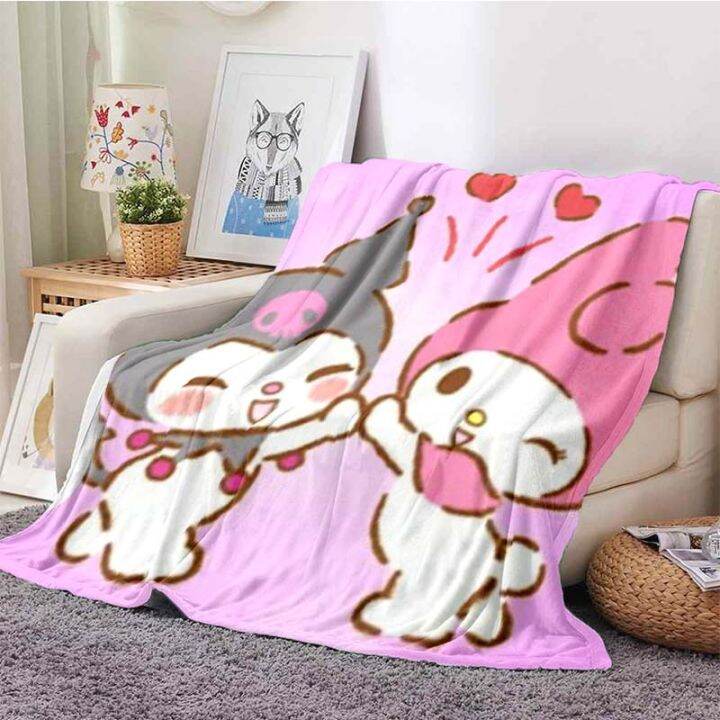 cartoon-melody-cute-blanket-sofa-cover-office-nap-air-conditioning-flannel-soft-keep-warm-can-be-customized-3