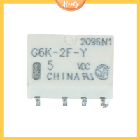 Aleaty? รีเลย์สัญญาณ G6K-2F-Y SMD 5V 8pin สำหรับรีเลย์ Omron 5ชิ้น