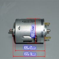 【❂Hot On Sale❂】 yaogang1588144717 มอเตอร์360เพลา2.3มม. มอเตอร์15260/Motor6v-12v ไมโคร6100รอบต่อนาทีมีแปรงถ่านมาตรฐาน27.5มม.