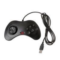 【In Stock】 avk7n0 USB Classic Game Controller Gamepad Joypad สาย Gamepads สำหรับ Sega Saturn ระบบสไตล์สำหรับ PC