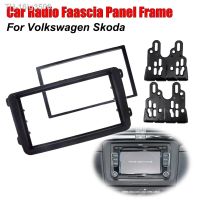 □卐◘ 16ig3506 Montagem Painel Guarnição para Volkswagen Radio Frame leitor de DVD estéreo VW Touran Caddy SEAT Skoda Fabia Octavia 2Din 179x102mm