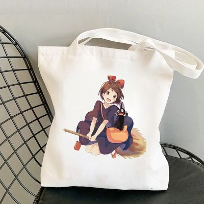 【CW】 Anime Spirited Away Shopping Tote Shopper Canvas Shoulder Female Ulzzang 90s