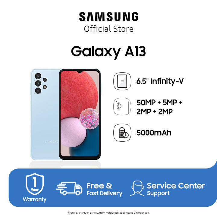 samsung galaxy a13 inches