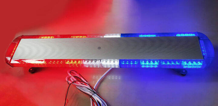 Red Blue Slim Type Ambulance Blinker Top Light With Siren Wang Wang ...