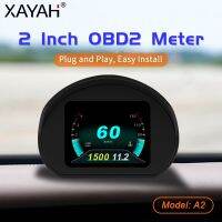 A2 Car Head up Display KM/h MPH Overspeed Alarm Multifunction OBD2 Driving LCD Stopwatch Smart Gadgets Car HUD Digital Gauges