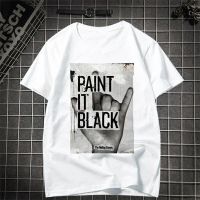 เสื้อยืด ลายสกรีนแนว วินเทจ Balck and White