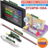 【LZ】☏♕  DC Power Voltímetro e Amperímetro Battery Capacity Tester Voltage Gauge Detector Bobina CT DT24PW 8-240V 100A