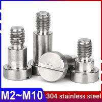 {Haotao Hardware} M2 M2.5 M3 M4 M10 304สแตนเลส Slotted One Word สล็อตตำแหน่งไหล่ Step สกรูปลั๊กสกรูแบริ่ง Bolt GB830