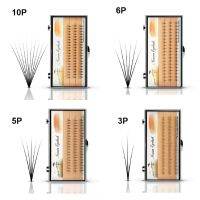 【คุณภาพสูง】ช่อขนตาปลอม ต่อขนตา 3D 5D 6D 10D 0.07 มม. สำหรับการแต่งหน้า