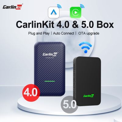 ๑¤ CarlinKit 5.0 4.0 Wireless Android Auto Adapter Wireless Apple CarPlay Ai Box USB Dongle For Audi VW Benz Kia Honda Toyota Ford