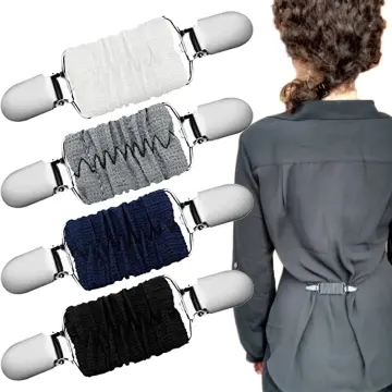 2PCS shawl clips dress clips back cinch sweater clips Retro Multipurpose  Women