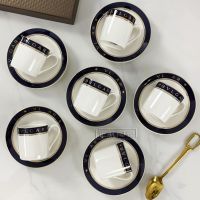 【CW】❦  European-style 6-piece Cup Set Gold Mug Couple