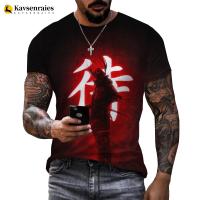 Japanese Samurai 3D Printed T-shirt Warriors Bushido Streetwear Short Sleeve Men Women Fashion Casual O-Neck Oversized T Shirt