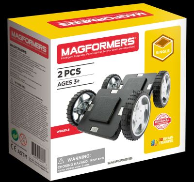 ของเล่น Wheel set อุปกรณ์เสริม Magformers ล้อรถ เพิ่มความสนุกสนาน