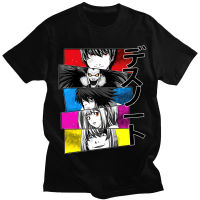 Japanese Anime Death Note Yagami Light T Shirt Men Cartoon Misa Amane Graphic Tshirts Tee Shirt Gildan Spot 100% Cotton