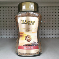 Ligo Espresso Gold Freeze-dried instant coffee ลิโก้ เอสเพรสโซ่ โกลด์ กาแฟสำเร็จรูปชนิดฟรีซดราย 200 กรัม