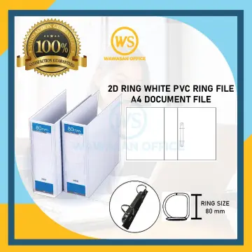 K2 PVC File 2D / 3D / 4D Ring Binder With Transparency Cover 25 / 40 /