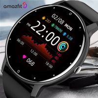 2023 amazfit ใหม่สมาร์ทวอทช์ 1.28－หน้าจอบุรุษหน้าจอสัมผัสเต็มรูปแบบกีฬา Ip67 กันน้ําบลูทู ธ สําหรับผู้หญิง Android Ios