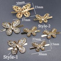 2Pcs Metal Butterfly Buckle Fashion Clasp for Leather Craft Bag Strap Belt Handle Shoulder Garments Shoes Accessories